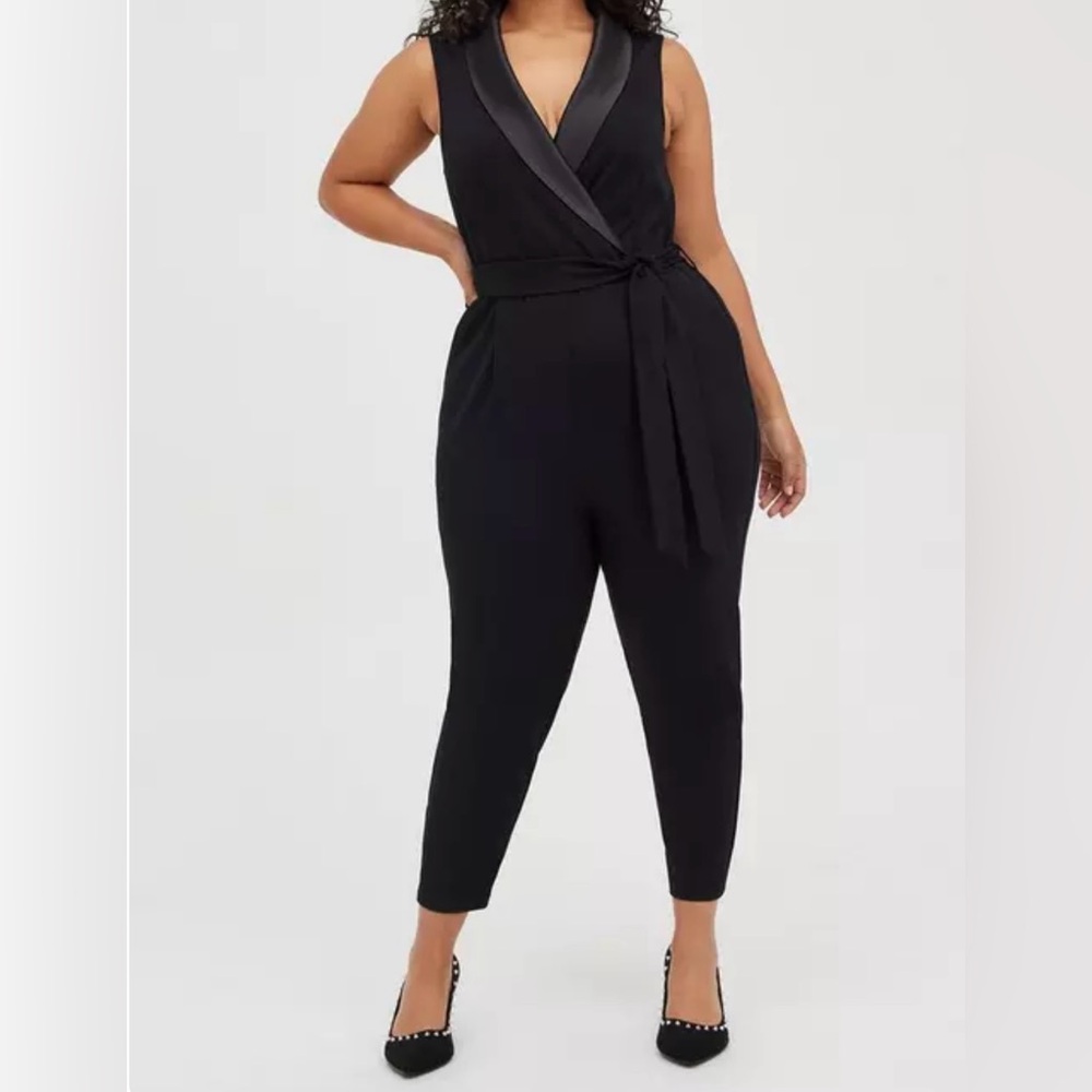 Torrid Black Wrap Jumpsuit
